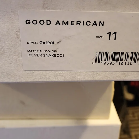 Good american silver snake heels - Picture 8 of 10